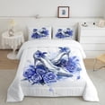 thumbnail image 2 of Castle Fairy Romantic Flowers Queen Comforter Set,Valentine's Day Bedding Comforter Set, 2 of 8
