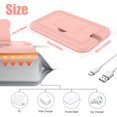 thumbnail image 4 of USB Baby Wipe Warmer Travel Size Portable Wipe Warmer Lightweight Travel Diaper Wipe Warmer Even Fast Heating Heated Baby Wipes Warmer Temperature Keep at 40-55℃ for Home Car Travel 5.9×3.9×0.39in, 4 of 4