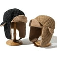 thumbnail image 2 of Zhengup Warm Trapper Hat Windproof Winter Russian Hats with Earflap Ushanka Hat Cold Weather Eskimo Hat Ski Snowboard Hat, 2 of 6