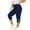 Yoga 141#Navy, variant on Women's Leggings High Waisted for Side Split Design Breathable Comfort Activewear Stretchy for Gym Fitness 2XL