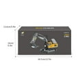 thumbnail image 7 of RC Excavator for Adults, Fully Functional 18 Channel Remote Control Toy Truck Construction Vehicle, Best Birthday for Kids 3 5 8 9 10+, Metal Shovel Construction Vehicles with Light Sound, 7 of 7