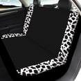 thumbnail image 4 of Pzuqiu Cow Print Car Seat Covers Full Set Front and Rear Seat Cover Set Stretchy Breathable Auto Accessories Fit for Trucks Van, 4 of 10