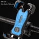 thumbnail image 5 of Soporte universal para teléfono de bicicleta | Soporte giratorio de 360° para manillar con abrazadera amortiguadora para smartphones de 4,5 a 6,5 pulgadas | Compatible con motocicletas, scooters y, 5 of 6