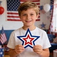 thumbnail image 2 of 4th of July Wooden Five-Point Star Desktop Decor Set, Patriotic Independence Day Centerpiece for Home Bookshelves and Mantels,July 4th Decorations, 2 of 5