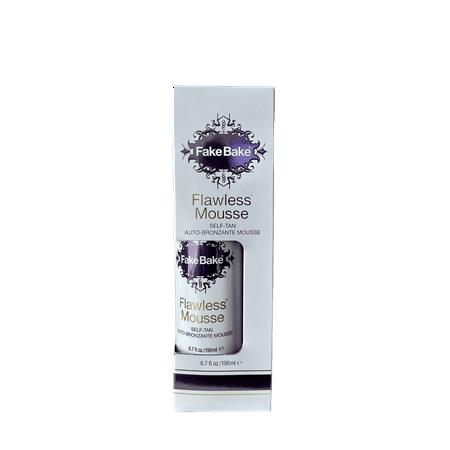 Fake Bake 6.7 oz Flawless Mousse Self-Tan - Sunless Foam for Natural Bronze