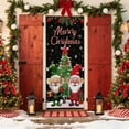 thumbnail image 4 of Taicans ‌Winter Wonderland Gnome & Tree Christmas Door Cover - 35.83"x79.92" Waterproof Reusable Holiday Decor for Front Door/Garage (Indoor/Outdoor Use) - Easy Install Festive Holiday Decorations, 4 of 6