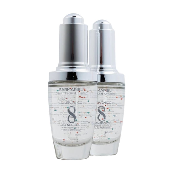 Farmapiel - Sérum Ácido Hialurónico | 30g | Skin Care Suero Rejuvenecedor I Microesferas Vitaminas A
