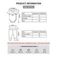 thumbnail image 2 of Zavbaby Unisex Newborn 8 Pieces Cotton Solid Color Baby Layette Sets, 2 of 10