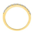 thumbnail image 3 of Mauli Jewels Rings for Women 1/2 Carat Diamond Wedding Band Prong 10k Yellow Gold, 3 of 5