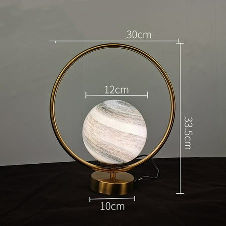 

Toyella Modern Bedroom Living Room Bedside Wall Lamp Planet Children s Room Creative Planet Chandelier ABlue 5Wwarm UK plug