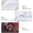 thumbnail image 5 of Buffalo Plaid Christmas Hand Towels for Bathroom and Kitchen, Winter Buffalo Plaid Tree Hanging Bath Kitchen Towel Washcloths, Absorbent Thick Kitchen Bathroom Microfiber Towel Bulk, 12"x17", 5 of 6