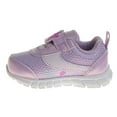 thumbnail image 3 of Disney The Little Mermaid Girls Hook And Loop Sneakers. (Infant Toddler)Pink, Size: 4, 3 of 7