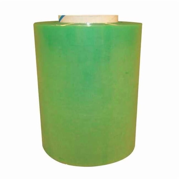 Stretch Wrap, 4" W x 1000 ft. L, 60 ga, Cast Style, Light Green, Light Duty 15A869