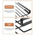 thumbnail image 5 of 2-Slot Under Cabinet Shelf Basket Organizer, Metal Wire Rack Hanging Storage Holds up to 22lbs for Kitchen Pantry or Refrigerator, Black, 5 of 9