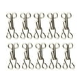 thumbnail image 3 of 50PC Metal Hook Button Hooks and Eyes Closure Buckle Sewing Handcraft Tools for Collar Pants Coat (Silver), 3 of 8