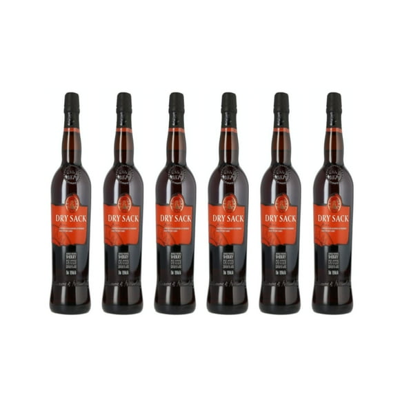 Pack de 6 Jerez Dry Sack Medium 750 ml