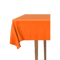 thumbnail image 3 of DecorRack 2 Rectangular Tablecloths -BPA- Free Plastic, 54 x 108 inch, Reusable Table Cover, Orange (2 Pack), 3 of 7