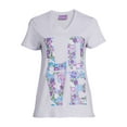 thumbnail image 6 of RealSize Women's V-Neck Graphic Tee with Short Sleeves, Sizes XS-3XL, 6 of 6
