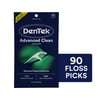 DenTek Flossers, Advanced Clean Dental Floss Picks, No Break & No Shred Floss, 90 Count