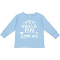 thumbnail image 3 of Inktastic Nana Papa Love Me Grandkids Boys or Girls Long Sleeve Toddler T-Shirt, 3 of 5