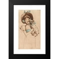 thumbnail image 2 of Richard Ranft 10x14 Black Modern Framed Museum Art Print Titled - The Little Girl a Dog (C. 1900), 2 of 5
