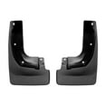 thumbnail image 1 of Fits 2021-2023 Kia Sorento Weathertech Mud Flap 110136 Direct-Fit; Set of 2; Contoured; Without Logo; Black; Thermoplastic; QuickTurn Fastening System, 1 of 5