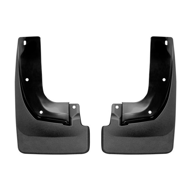 Fits 2021-2023 Kia Sorento Weathertech Mud Flap 110136 Direct-Fit; Set of 2; Contoured; Without Logo; Black; Thermoplastic; QuickTurn Fastening System