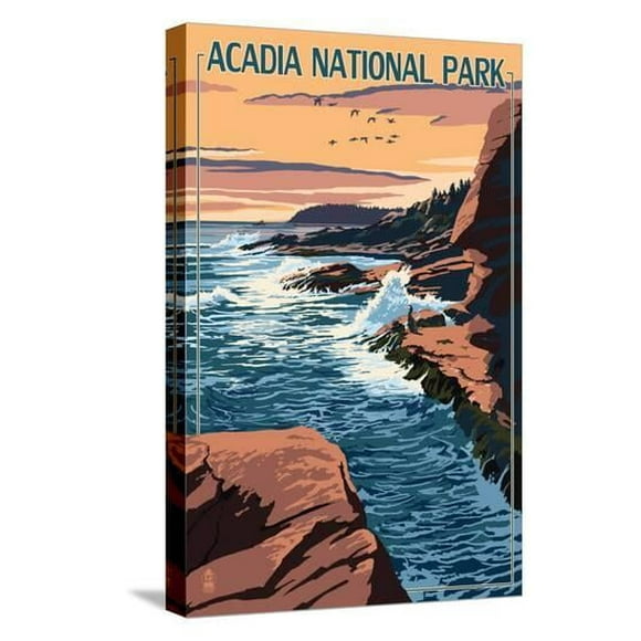 A NEW Acadia National Park, Maine - Mount Desert Island Poster Canvas Posters Framed/Unframed