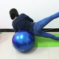 thumbnail image 4 of NICERIO Stability Training Blue Exercise Ball Anti Burst Balancing Tool for Yoga Fitness, 4 of 8