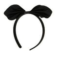 thumbnail image 1 of Diadema Hugo Party Bowknot banda para el cabello con lazo negro satinado, 1 of 8