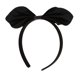thumbnail image 1 of Diadema Hugo Party Bowknot banda para el cabello con lazo negro satinado, 1 of 8