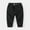 Z-383Black, variant on FAOWME Toddler Boy Girl Casual Pants With Pocket Elastic Waist Solid Color Wide Leg Comfortable Breathable Trousers For Daily Wear,Navy,3-4Y