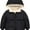 Black, variant on Toddler Baby Hooded Jacket Boys Girls Kids Thicken Warm Winter Coat Outerwear 1-7T