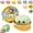 Flour Olive Green, variant on Dumpling Squishy Toys, Glitter Dumpling Squishy Fidget Squishies, Stretchy Squeeze Balls for Adults, Sensory Stress Balls for Anxiety Relief, with Steamer Box Party Favors