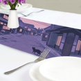 thumbnail image 4 of Yayeee Table Runner 90 inches Long Home Kitchen Dinning Party Decoration, Black Cat Walking, 4 of 7