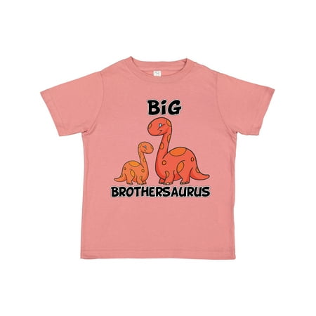 

Inktastic Big Brothersaurus with Cute Sibling Dinosaurs Gift Toddler Boy Girl T-Shirt