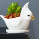 thumbnail image 4 of Linda maceta de con orificio de drenaje Decoración pequeña Maceta Ornamento Adorno Maceta Planta para oficina Cactus pequeño Plantas s blanco shamjiam Contenedor suculento, 4 of 8
