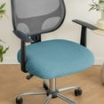 thumbnail image 4 of Vacemry Computer Chair Cover with Elastic, Office Chair Seat Protector, Stretch Desk Chair Slipcover, Universal Fit Chair Cover, Spandex Furniture Protection Cover for Home, 4 of 6