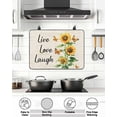 thumbnail image 5 of Stove Top Covers for Electric Stove 28.5x20.5 Inches, Sunflower Heat Insulation Fireproof Glass Cooktop Protector, Watercolor Summer Botanical Butterfly Rustic Countertop Stovetop Cover for Kitchen, 5 of 8