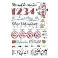 thumbnail image 2 of Christmas Candle Snowman Water Sticker Theme Activity Mood Candle Decoration Light Water Sticker, 2 of 3