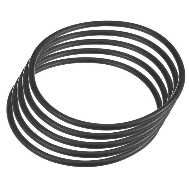 Uxcell 5pcs Correa Elástica Universal para Motor de Máquina de Coser 377mm 15" Perímetro 3/16" (5mm) Grosor