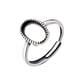 thumbnail image 1 of Sonducket Base de anillo de plata para encontrar componentes para hacer manualidades, accesorio de repuesto para manualidades, hecho en casa, Ropa, zapatos y accesorios Miscelánea, 1 of 6