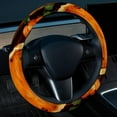 thumbnail image 2 of Thanksgiving Pumpkin Pie 14.5 Inch Printed PVC Leather Car Wheel Cover Steering Wheel Covers Auto Accessories, 2 of 6