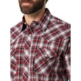 thumbnail image 3 of Wrangler® Men's Long Sleeve Western Plaid Shirt, 3 of 3