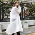 thumbnail image 6 of EUDIDV Lightweight Raincoat Women Hooded Rain Ponchos EVA Zipper Windbreaker Raincoat Rainwear Durable Rain Shield Raincoat for Adults, 6 of 6