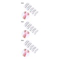 thumbnail image 4 of relayinert 20/100pcs Fingernails False Nails Artificial Transparent Full Cover 20pcs&clear 3Set, 4 of 6