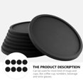 thumbnail image 3 of unbranded 8Ud Protectores De De Silicona Negros Antideslizantes Para Tazas Y, 3 of 8