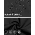 thumbnail image 3 of Little Donkey Andy Men’s Lightweight Windbreaker Jacket Breathable Windproof Hooded Wind Coat Hiking Running Golf Outdoor Travel Black 3XL, 3 of 7