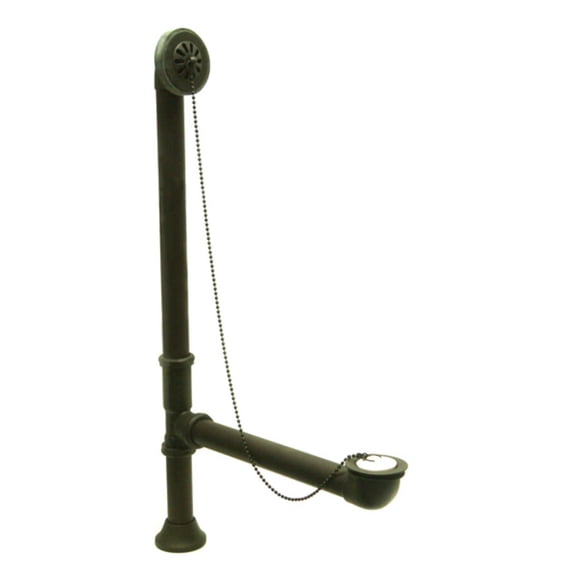 Elements Of Design Ds2095 Exposed Brass Clawfoot Tub Drain - Bronze