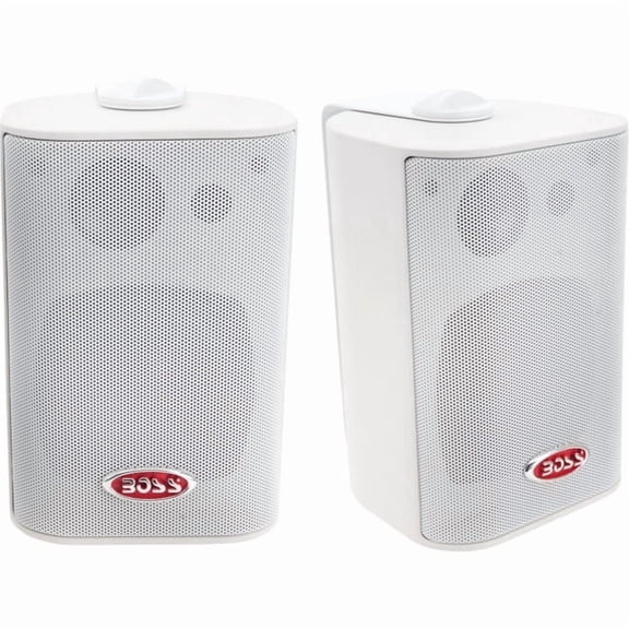 Boss Audio MR4.3W Marine 4" 3-way 200-Watt Enclosed System Speakers